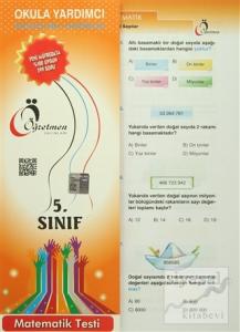 Öğretmen 5. Sınıf Matematik Çek Kopar Yaprak Test