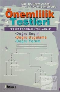 Önemlilik Testleri Paket Program Uygulamalı
