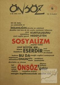 Önsöz Kitap Dizisi Sayı : 30 - 10. Yıl Seçkisi 2015