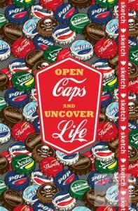 Open Caps nd Uncover Life - Özel Tasarım Defter