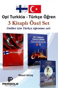 Opi Turkkia - Türkçe Öğren 3 Kitaplı Özel Set Opi Turkkia - Türkçe Öğren 3 Kitaplı Özel Set