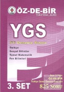 Özdebir YGS 5'li Deneme Sınavı (3. Set)