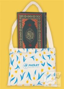 Özel Bez Çantalı Orta Boy Kuran-ı Kerim (Ciltli)