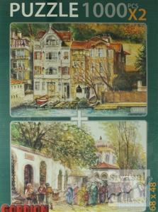 Sarıyer - Eski Pazar Girişi Puzzle (X 2 1000 Parça)