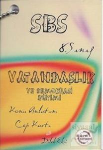 SBS 8. Sınıf Vatandaşlık ve Demokrasi Eğitimi Konu Anlatımlı Cep Kartı