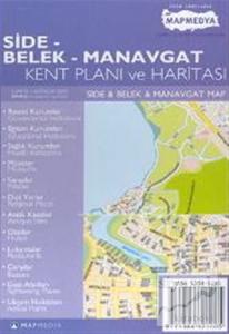 Side - Belek - Manavgat Kent Planı ve Haritası Side & Belek & Manavgat Map