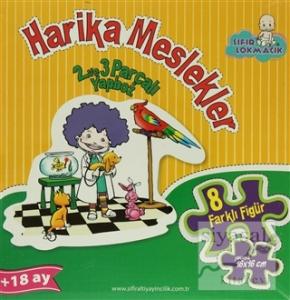 Sıfıraltı Harika Meslekler 2 ve 3 Parçalı Yapboz (Kutulu)