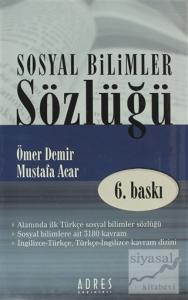 Sosyal Bilimler Sözlüğü (Ciltli)