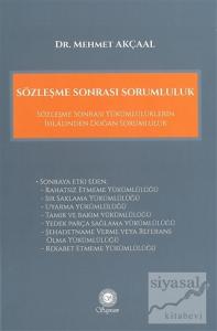 Sözleşme Sonrası Sorumluluk (Ciltli)