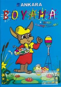 Stickerli Kalın Boyama - Mavi