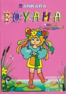 Stickerli Kalın Boyama - Pembe