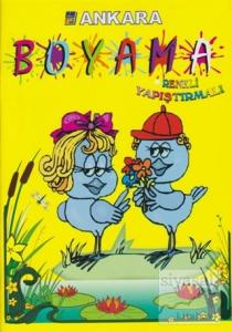 Stickerli Kalın Boyama - Sarı