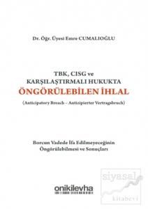 TBK, CISG ve Karşılaştırmalı Hukukta Öngörülebilen İhlal (Anticipatory Breach-Antizipierter Vertragsbruch)