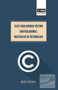 Telif Haklarında Vizyon Arayışlarımız; Destekler Ve İstisnalar