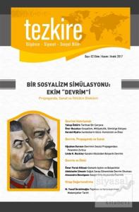 Tezkire Dergisi Sayı : 62 Ekim - Kasım - Aralık 2017