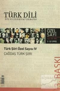 Türk Dili Sayı 481: Türk Şiiri Özel Sayısı 4 (Çağdaş Türk Şiiri)