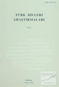 Türk Dilleri Araştırmaları Yıllığı 1995 Cilt: 5