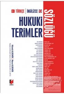 Türkçe-İngilizce Hukuki Terimler Sözlüğü (Ciltli)
