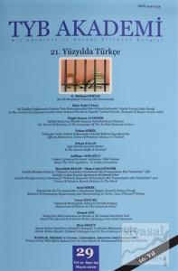 TYB Akademi Dergisi Sayı: 29 Mayıs 2020