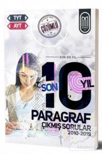 TYT AYT Paragraf Son 10 Yıl Çözümlü Çıkmış Sorular-2010-2019
