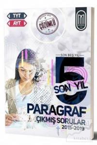 TYT AYT Paragraf Son 5 Yıl Çözümlü Çıkmış Sorular-2015-2019