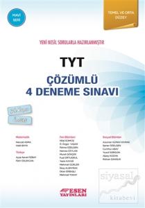 TYT Çözümlü 4 Deneme Sınavı - Mavi Seri
