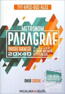 TYT KPSS DGS ALES Metronom Paragraf Denemeleri (20x40)