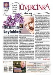 Üvercinka Dergisi Sayı: 79-80 Mayıs-Haziran 2021