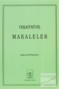 Vekayi'nüvis Makaleler