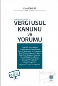 Vergi Usul Kanunu ve Yorumu (Ciltli)