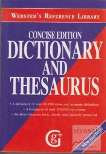 Webster's Reference Library Concise Edition Dictionary and Thesaurus