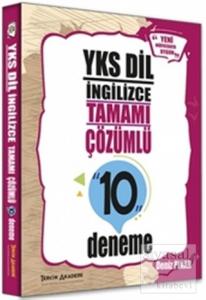 YKS-DIL İngilizce Tamamı Çözümlü 10 Deneme