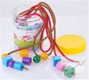 Zebra Okul Öncesi Eğitici Oyun İpe Boncuk Dizme (36 Parça - Orta Boy)