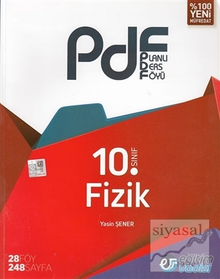 10. Sınıf Fizik PDF Planlı Ders Föyü Yasin Şener
