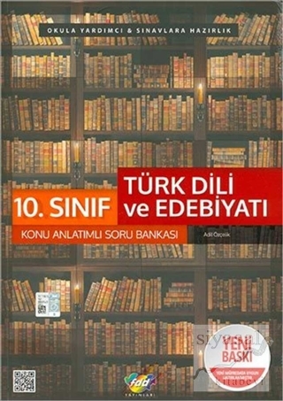 10. Sınıf Türk Dili ve Edebiyatı Konu Anlatımlı Soru Bankası Adil Özçe