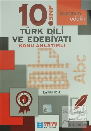 10. Sınıf Türk Dili ve Edebiyatı Konu Anlatımlı Tayfun Uslu