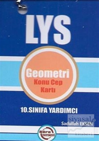 10. Sınıfa Yardımcı LYS Geometri Konu Cep Kartı Sadullah Eksen