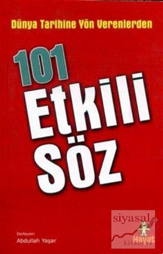 101 Etkili Söz Abdullah Yaşar