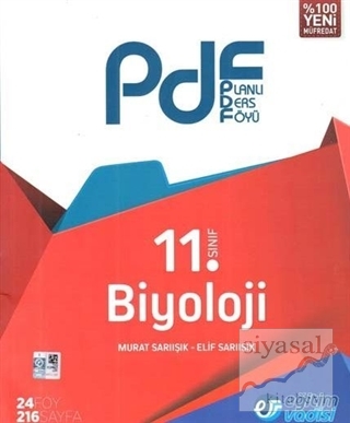 11. Sınıf Biyoloji PDF Planlı Ders Föyü Murat Sarıışık
