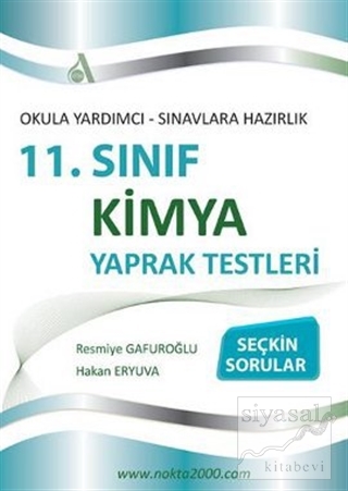 11. Sınıf Kimya Yaprak Testleri
