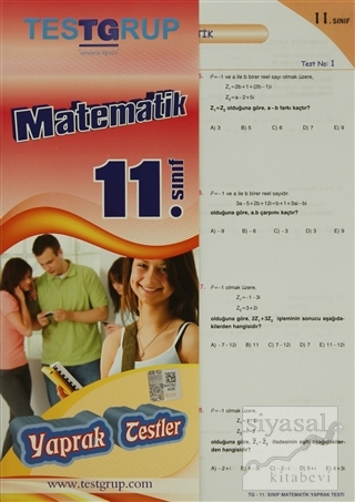 11. Sınıf Matematik Yaprak Testler Kolektif