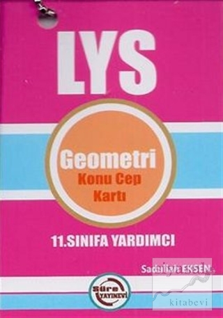 11. Sınıfa Yardımcı LYS Geometri Konu Cep Kartı Sadullah Eksen