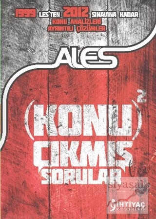 2013 ALES Konu Konu Çıkmış Sorular