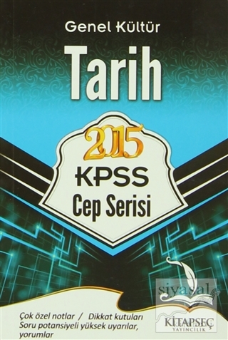 2015 KPSS Genel Kültür Tarih (Cep Serisi) Kolektif