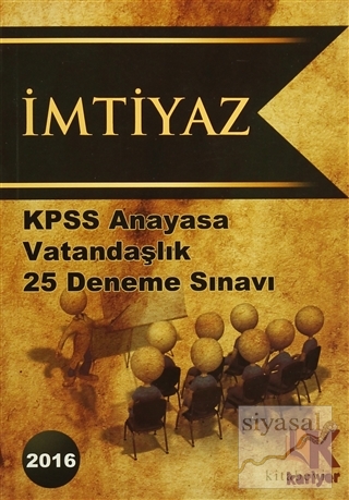2016 KPSS Anayasa Vatandaşlık 25 Deneme Sınavı Kolektif
