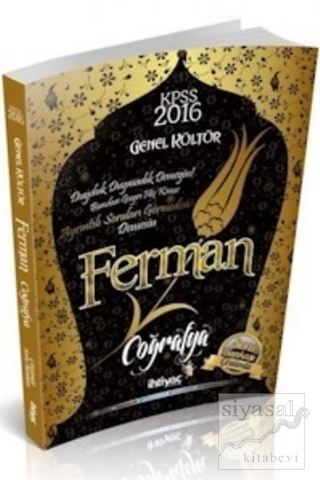 2016 KPSS Genel Kültür Ferman Coğrafya Çözümlü Soru Bankası