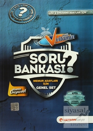 2016 KPSS Lise ve Önlisans Adayları İçin Genel Yetenek Genel Kültür Soru Bankası Memur Adayları İçin Genel Set