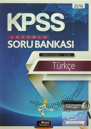 2016 KPSS Önlisans-Lise Çözümlü Soru Bankası Seti (5 Kitap Takım) Kole