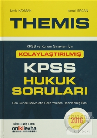 2016 Themis KPSS Hukuk Soruları (Ciltli) İsmail Ercan