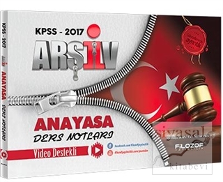2017 KPSS Arşiv Anayasa Video Ders Notları Kolektif